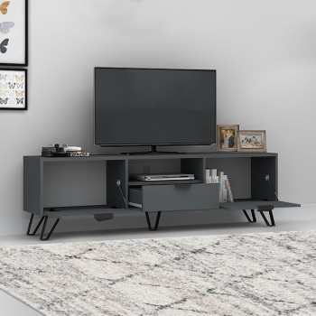 Έπιπλο τηλεόρασης Art Maison Βαθύ - Gray (170x35x50εκ.)