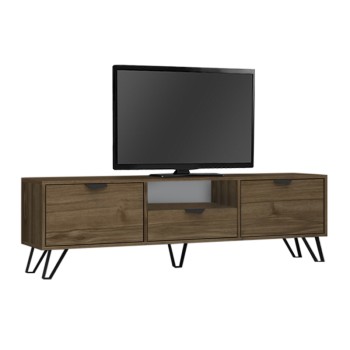 Έπιπλο τηλεόρασης Art Maison Βαθύ - Walnut (170x35x50εκ.)
