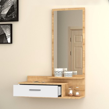 Έπιπλο εισόδου - τουαλέτα Art Maison Αμάρι - Sonoma White (80x35x116εκ.)