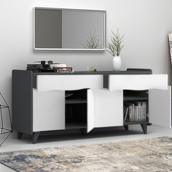 Μπουφές Art Maison ΙΚΑΡΙΑ - White Gray (140x45x72εκ.)