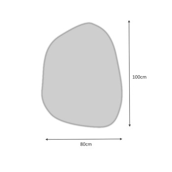 Καθρέφτης τοίχου Art Maison Ψίνθος - White (100x80x2,2εκ.)