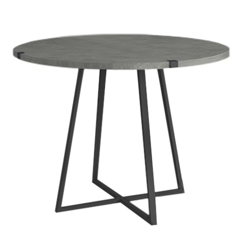Τραπέζι Art Maison ΚΙΜΩΛΟΣ - Charcoal (100x100x78εκ.)