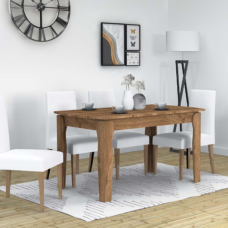 Τραπέζι επεκτεινόμενο Art Maison ΒΕΝΕΤΙΚΟ - Walnut (140+40x80x76εκ.)