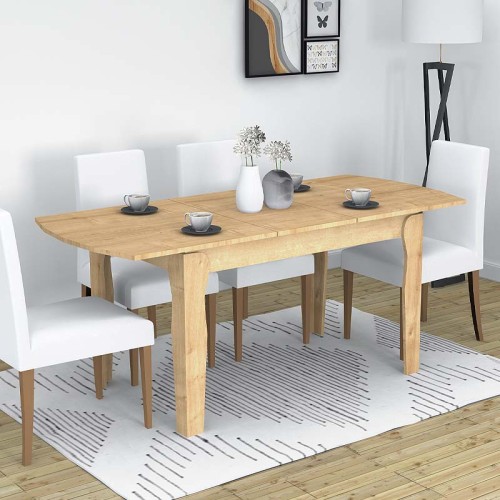Τραπέζι επεκτεινόμενο Art Maison ΒΕΝΕΤΙΚΟ - Sonoma (140+40x80x76εκ.)