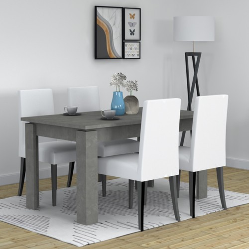 Τραπέζι Art Maison Τυμπάκι - Gray (120x80x76εκ.)