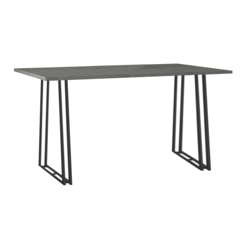 Τραπέζι Art Maison Τυμπάκι - Gray Charcoal (140x80x76εκ.)
