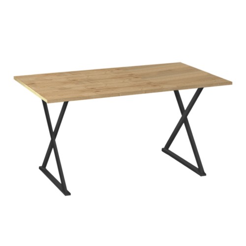 Τραπέζι επεκτεινόμενο Art Maison Τυμπάκι - Sonoma Charcoal (140x80x76εκ.)