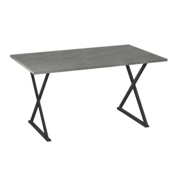 Τραπέζι Art Maison Τυμπάκι - Charcoal Gray (140x80x76εκ.)