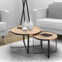 Σετ Τραπεζάκια σαλονιού Art Maison ΑΡΜΑΘΙΑ - Natural (70x69x46εκ)