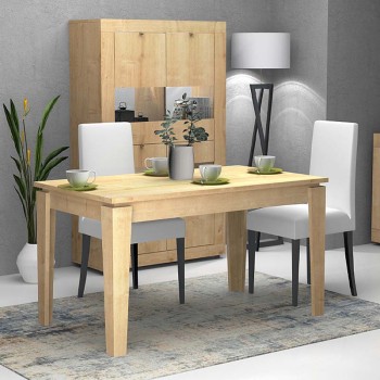 Τραπέζι επεκτεινόμενο Art Maison Τυμπάκι - Natural (160-200x90x76εκ.)