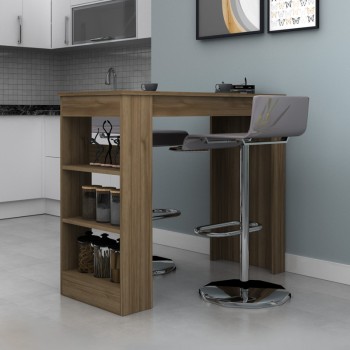 ΤΡΑΠΕΖΙ ΜΠΑΡ ART MAISON COTATI - WALNUT (120x50x100εκ.)