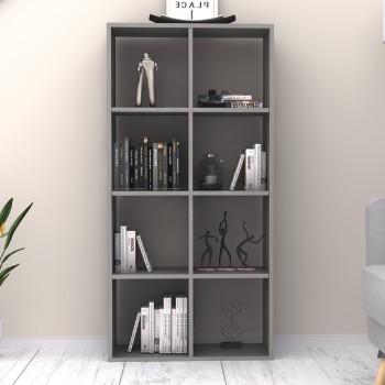 ΒΙΒΛΙΟΘΗΚΗ ART MAISON MADERA - GREY (69,8x29x142εκ.) ΒΙΒΛΙΟΘΗΚΗ ART MAISON MADERA - GREY (69,8x29x142εκ.)