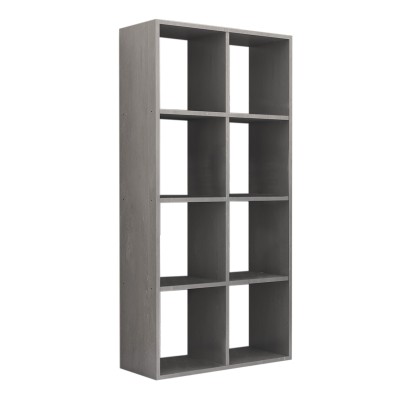 ΒΙΒΛΙΟΘΗΚΗ ART MAISON MADERA - GREY (69,8x29x142εκ.)