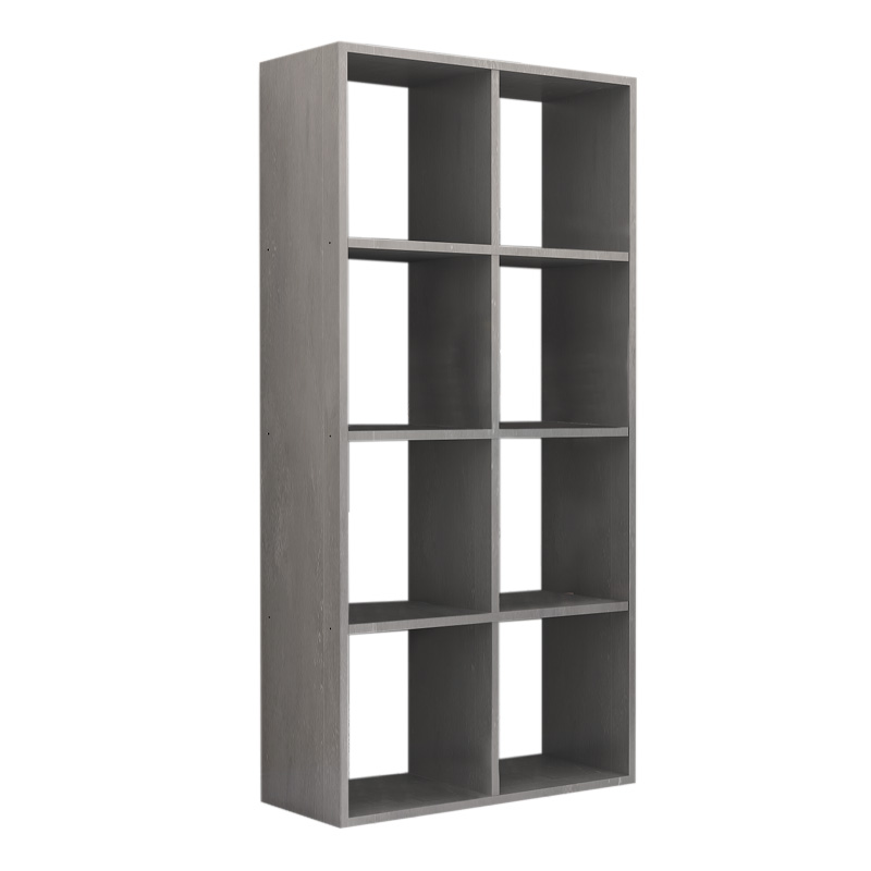 ΒΙΒΛΙΟΘΗΚΗ ART MAISON MADERA - GREY (69,8x29x142εκ.)