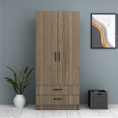 Ντουλάπα ρούχων Art Maison Dellinger δίφυλλη χρώμα καρυδί 80x51,8x181εκ.