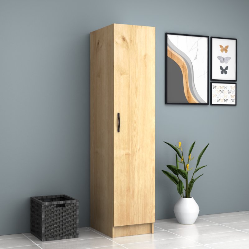 Ντουλάπα μονόφυλλη Art Maison Sten - Natural (40x51,8x181εκ.) Ντουλάπα μονόφυλλη Art Maison Sten - Natural (40x51,8x181εκ.)