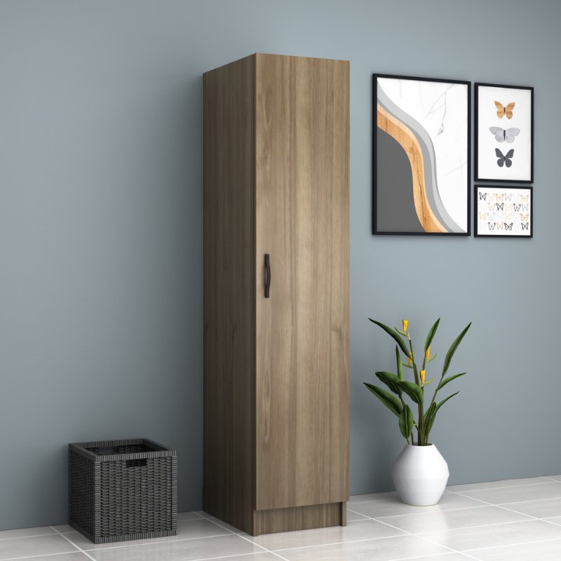 Ντουλάπα μονόφυλλη Art Maison Sten - Wallnut (40x51,8x181εκ.)