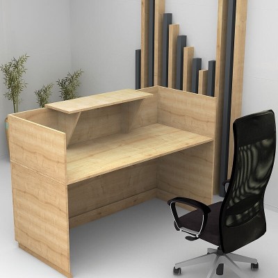 Γραφείο reception Art Maison Naoko χρώμα φυσικό οξιάς 120x70x110εκ.