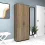 Ντουλάπα ρούχων - παπουτσοθήκη Art Maison Cosmoem δίφυλλη χρώμα καρυδί 76x36x187εκ.