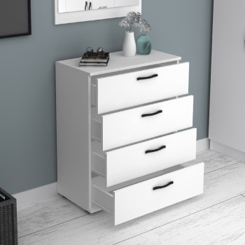 Συρταριέρα Art Maison Atmos χρώμα λευκό 73x44x96εκ.