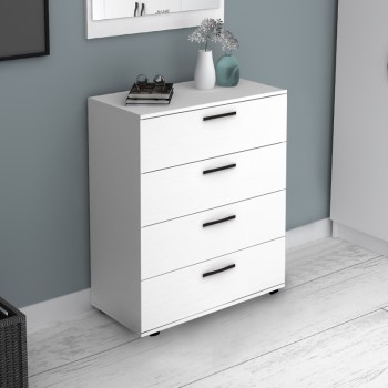 Συρταριέρα Art Maison Atmos χρώμα λευκό 73x44x96εκ.