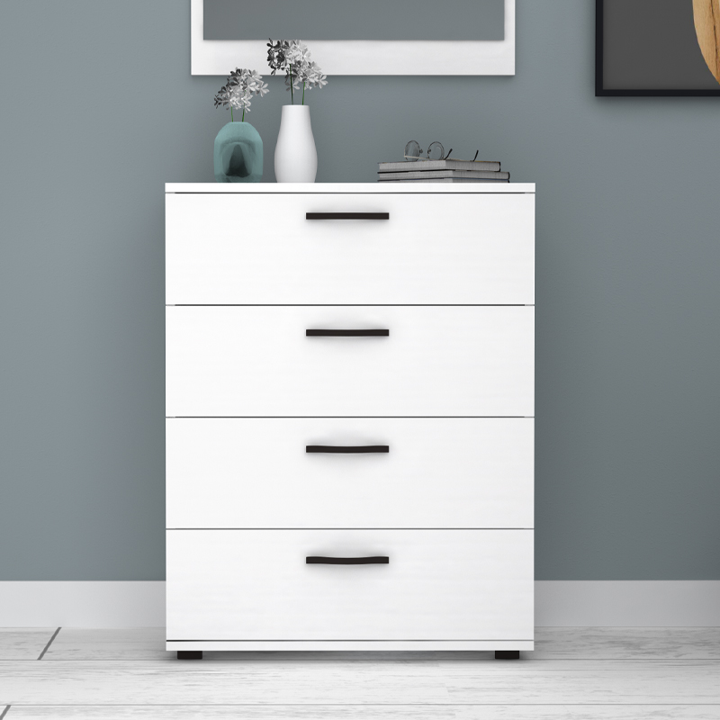 Συρταριέρα Art Maison Atmos χρώμα λευκό 73x44x96εκ.