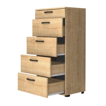 Συρταριέρα Art Maison Amazon χρώμα φυσικό οξιάς 60x44x108εκ.