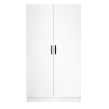 Ντουλάπα ρούχων Art Maison Gedatsu δίφυλλη χρώμα λευκό 100x60x181εκ.