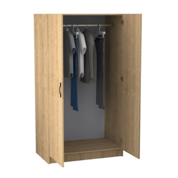 Ντουλάπα ρούχων Art Maison Gedatsu δίφυλλη χρώμα φυσικό οξιάς 100x60x181εκ.