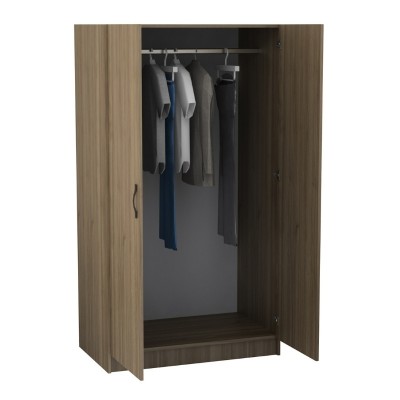 Ντουλάπα ρούχων Art Maison Gedatsu δίφυλλη χρώμα καρυδί 100x60x181εκ.