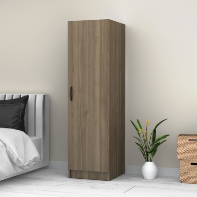 Ντουλάπα ρούχων Art Maison Gatz μονόφυλλη χρώμα καρυδί 50x60x181εκ.