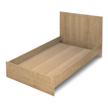 Κρεβάτι Art Maison Joshu χρώμα φυσικό οξιάς 120x200εκ.