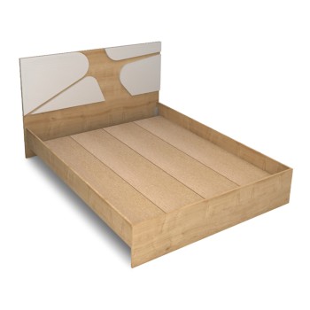 Κρεβάτι Art Maison Joshu χρώμα φυσικό οξιάς 160x200εκ.