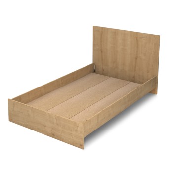 Κρεβάτι Art Maison Joseph χρώμα φυσικό οξιάς 120x200εκ.