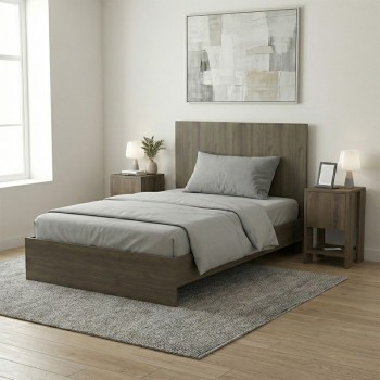 Κρεβάτι Art Maison Joseph χρώμα καρυδί 120x200εκ.