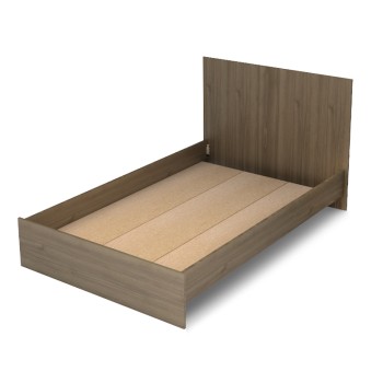 Κρεβάτι Art Maison Joseph χρώμα καρυδί 120x200εκ.