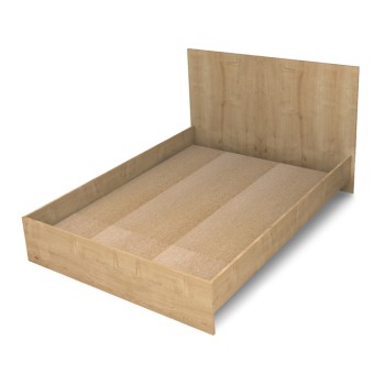 Κρεβάτι Art Maison Joseph χρώμα φυσικό οξιάς 140x190εκ.