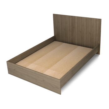 Κρεβάτι Art Maison Jorul χρώμα καρυδί 140x190εκ.