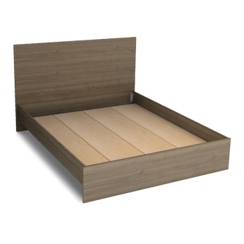 Κρεβάτι Art Maison Joseph χρώμα καρυδί 150x200εκ.