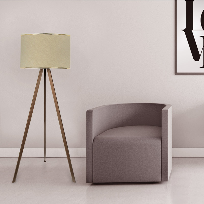 Φωτιστικό δαπέδου Art Maison Δονούσα - Walnut Beige (38x21x140εκ.)