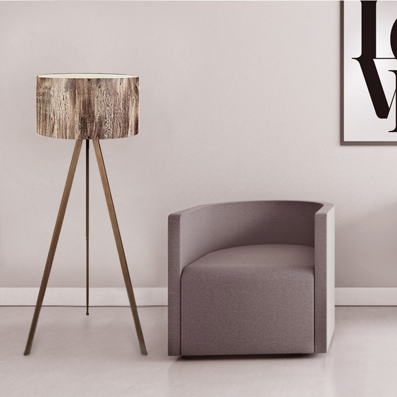 Φωτιστικό δαπέδου Art  Maison Δονούσα - Wallnut Brown (38x21x140εκ.)