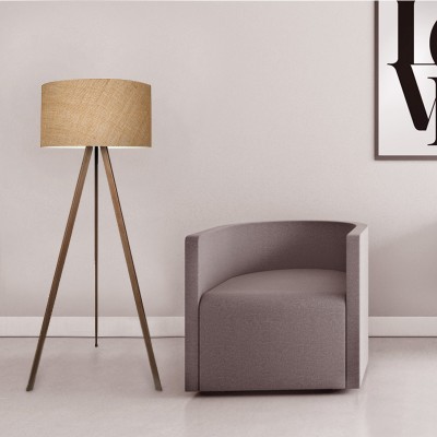 Φωτιστικό δαπέδου Art Maison Δονούσα - Walnut - Oak (38x21x140εκ.)