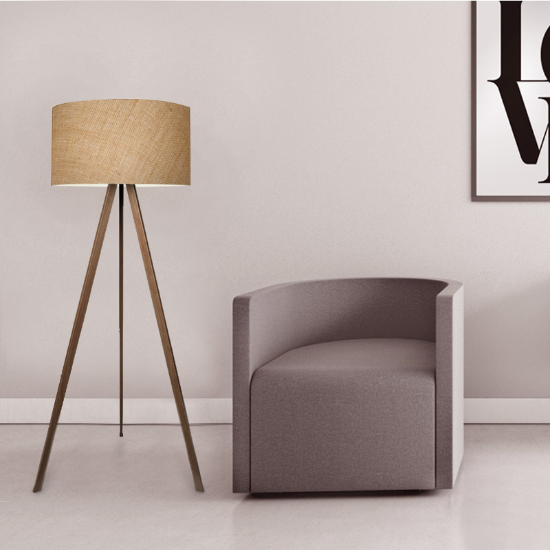 Φωτιστικό δαπέδου Art Maison Δονούσα - Walnut - Oak (38x21x140εκ.)