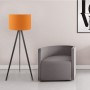 Φωτιστικό δαπέδου Art Maison Δονούσα - Black Orange (38x21x140εκ.)
