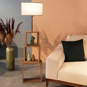 Φωτιστικό δαπέδου Art Maison ΚΟΥΜΑΡΟΣ - Brown Beige (37x20x140εκ.)