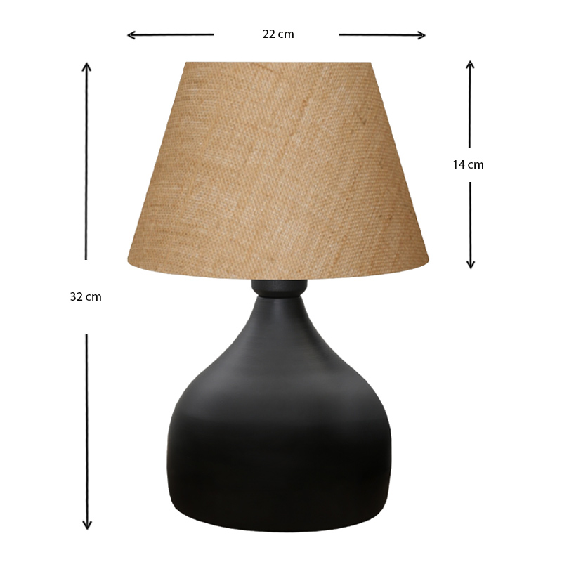Φωτιστικό επιτραπέζιο Art Maison Τζιά - Brown Black (22x14x32εκ.) Φωτιστικό επιτραπέζιο Art Maison Τζιά - Brown Black (22x14x32εκ.)