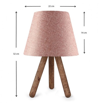 Φωτιστικό επιτραπέζιο Art Maison ΜΟΥΣΤΑΔΟΣ -Pink Brown (22x14x32εκ.) Φωτιστικό επιτραπέζιο Art Maison ΜΟΥΣΤΑΔΟΣ -Pink Brown (22x14x32εκ.)