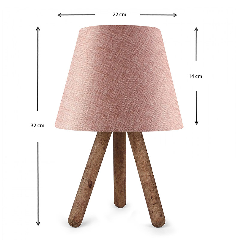 Φωτιστικό επιτραπέζιο Art Maison ΜΟΥΣΤΑΔΟΣ -Pink Brown (22x14x32εκ.) Φωτιστικό επιτραπέζιο Art Maison ΜΟΥΣΤΑΔΟΣ -Pink Brown (22x14x32εκ.)