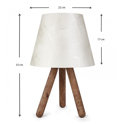 Φωτιστικό επιτραπέζιο Art Maison ΜΟΥΣΤΑΔΟΣ - White Brown (22x14x32εκ.) Φωτιστικό επιτραπέζιο Art Maison ΜΟΥΣΤΑΔΟΣ - White Brown (22x14x32εκ.)