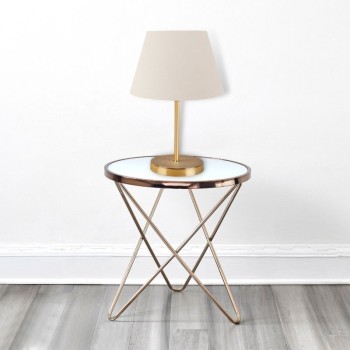 Φωτιστικό επιτραπέζιο Art Maison ΚΤΙΚΑΔΟΣ - Cream Gold (22x17x37εκ.)